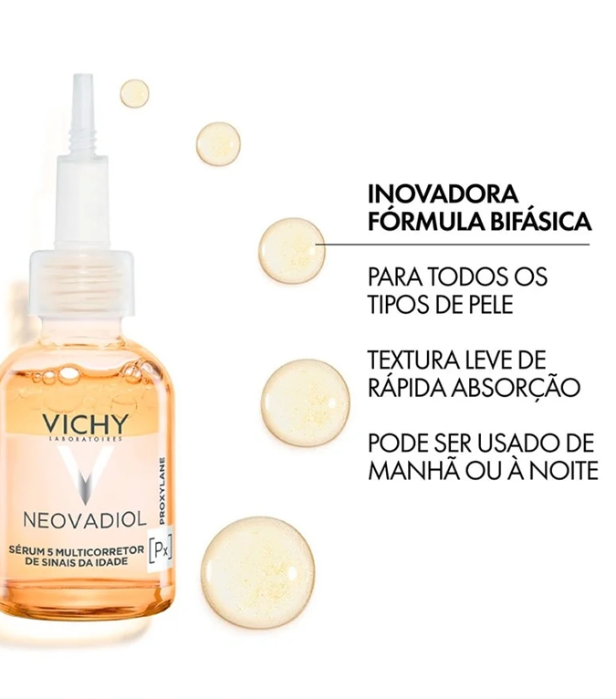 NEOVADIOL Sérum Multicorretor de Sinais da Idade Menopausa - 30ml